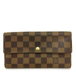 Louis Vuitton Damier Long GM Graphite Double Snap Portefeuille Wallet LV-W0930P-0383